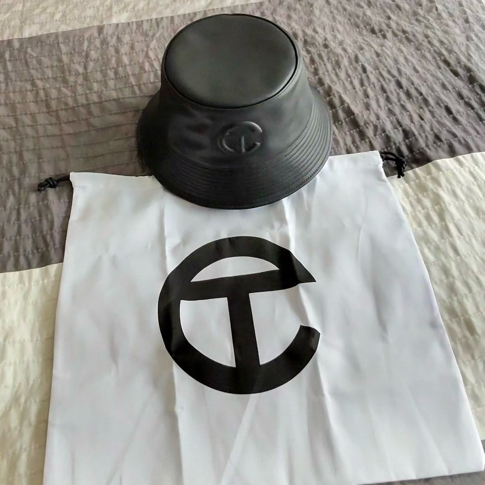 Telfar Black Bucket Hat